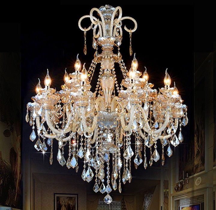 Luxury Modern Chandelier Lighting For Church Hall Duplex House Large
