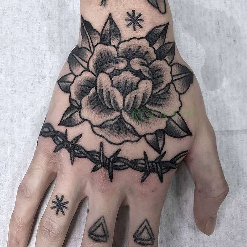 Waterproof Temporary Tattoo Stickers Flower Symbol Triangle Back In Hand Tattoos Fake Tatto Flash Tatoo for Waterproof Temporary Tattoo Stickers Flower Symbol Triangle Back In Hand Tattoos Fake Tatto Flash Tatoo for