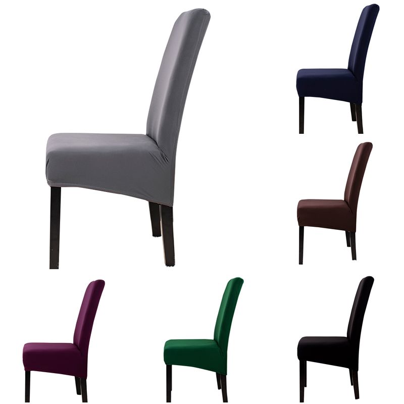 Satin Al Mobilya Koltuk Kapak Buyuk Beden Xl Yemek Saf Renk Elastik Esnek Anti Kirli Big Chair Kapak For Wedding Banquet Otel Tl186 15 Dhgate Comda