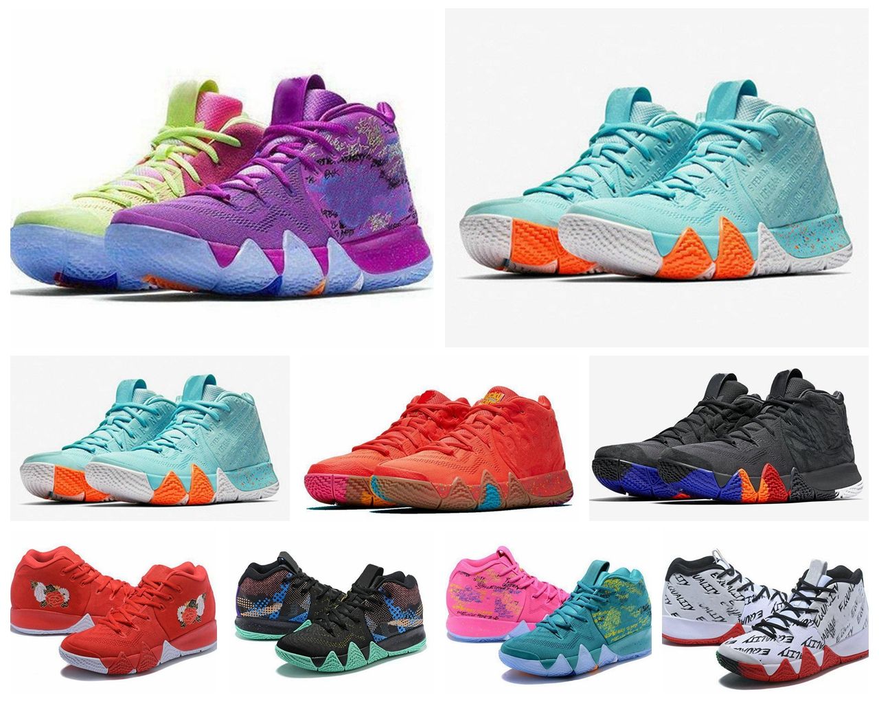 Kyrie 4 confetti dhgate Clearance