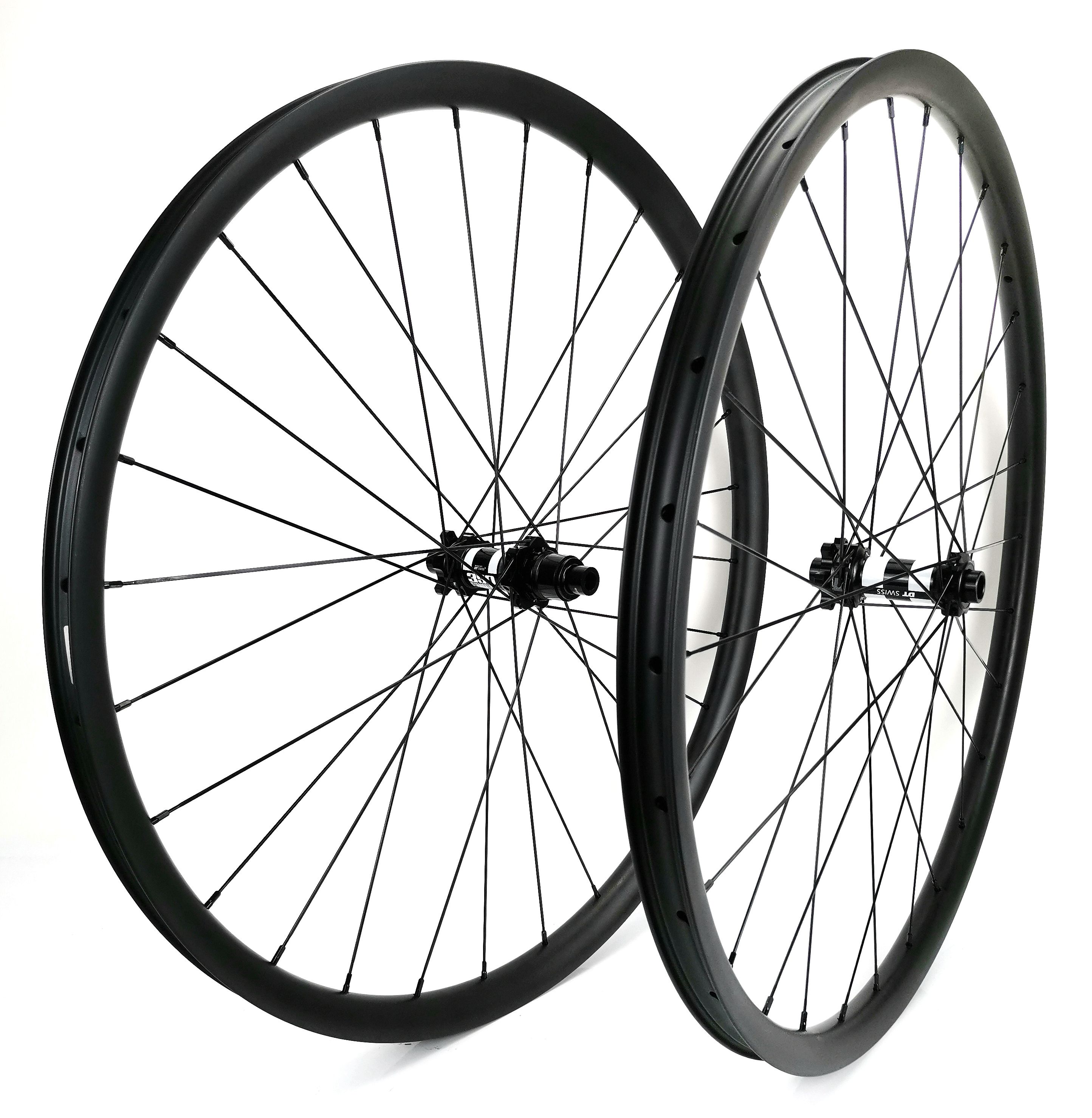 29er Mountain Bikes Carbon Wheels 30mm Width 24mm Depth Tubeless MTB XC