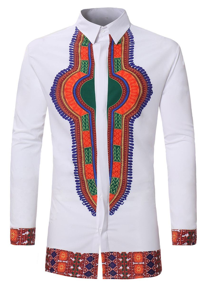 camisas africanas hombre
