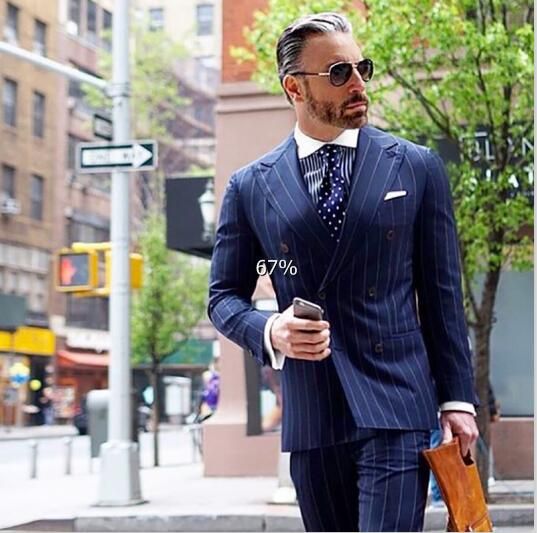 navy blue business casual