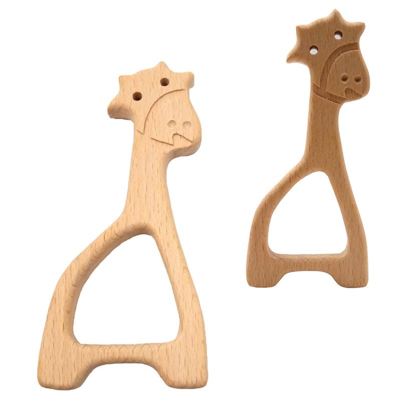 wooden baby teething toys