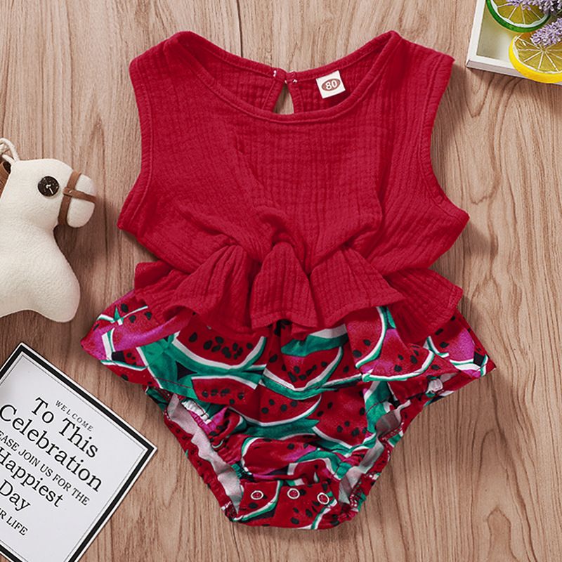 roupa de melancia infantil