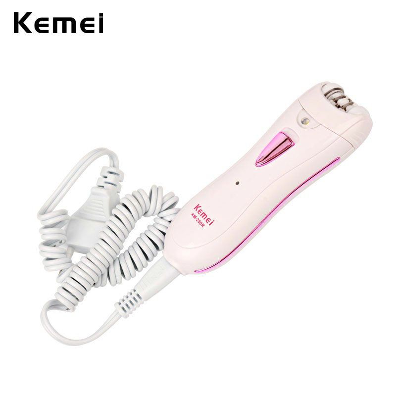 Kemei 290R Electric Rechargeable Razor Shaver Epilator Depilator Depilation Lady Hair Removal