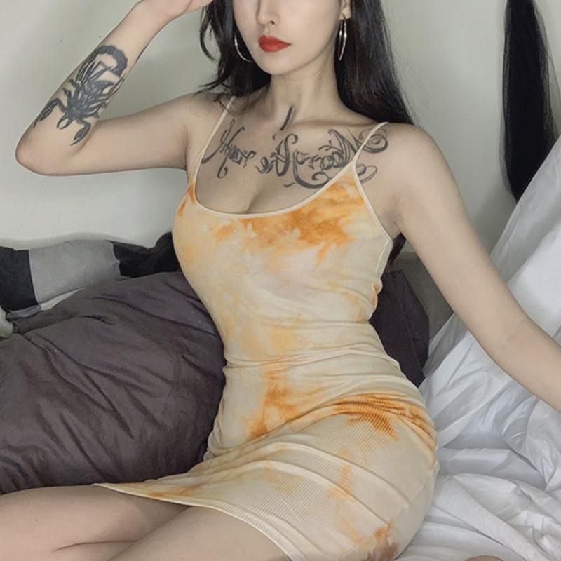 low cut dress with bralette