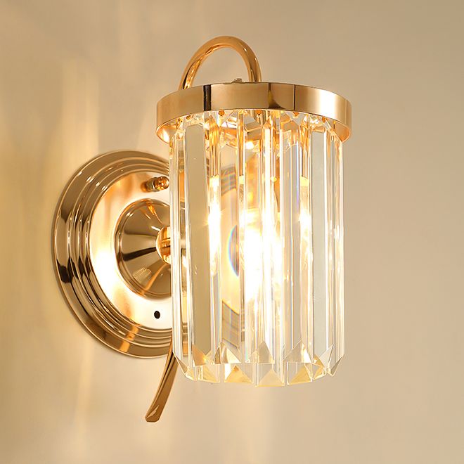 modern crystal wall lights