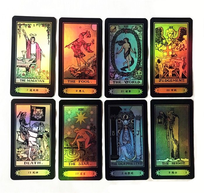 78 Cards Rider Waite Tarot Cards Deck Vintage Colorful Cards