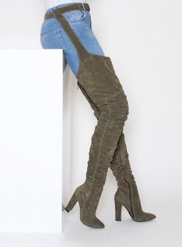 botas largas con tacon