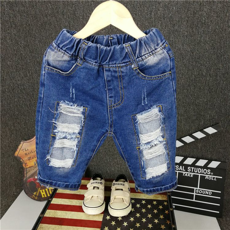 baby boy blue jean shorts