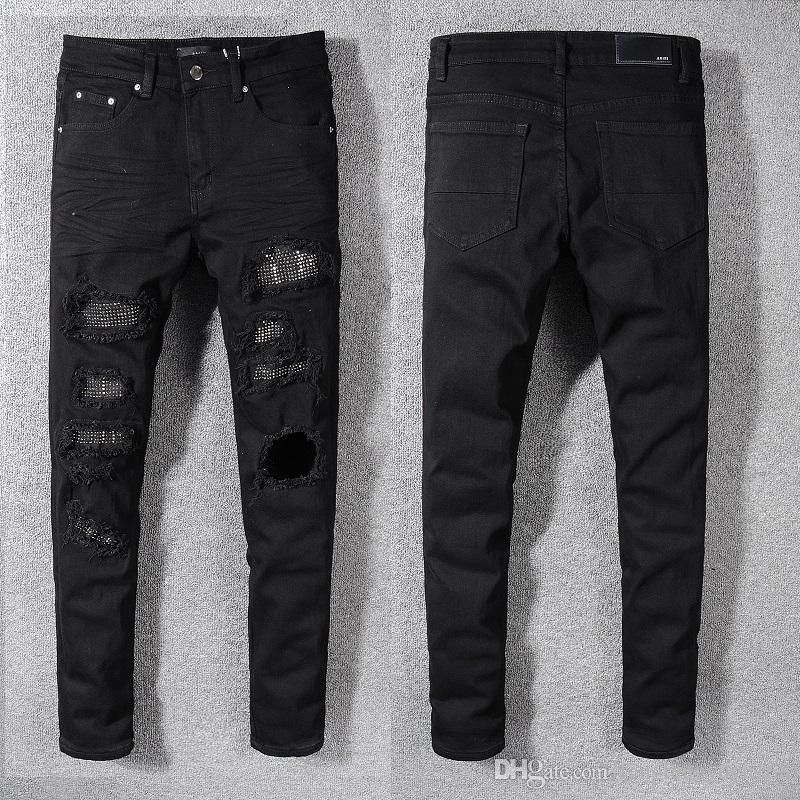 mens designer ripped jeans uk