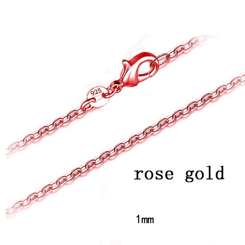 Rose Gold 18 tum 1mm