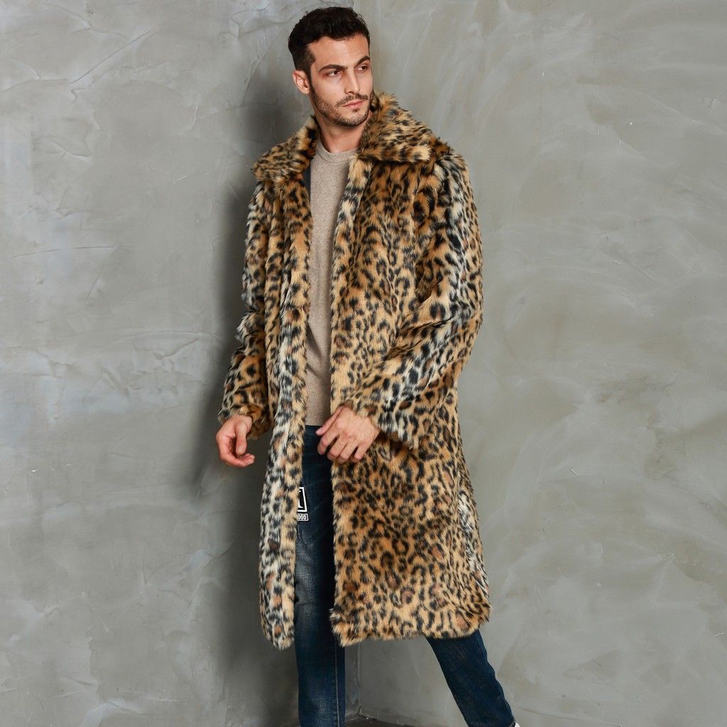 leopard coat men