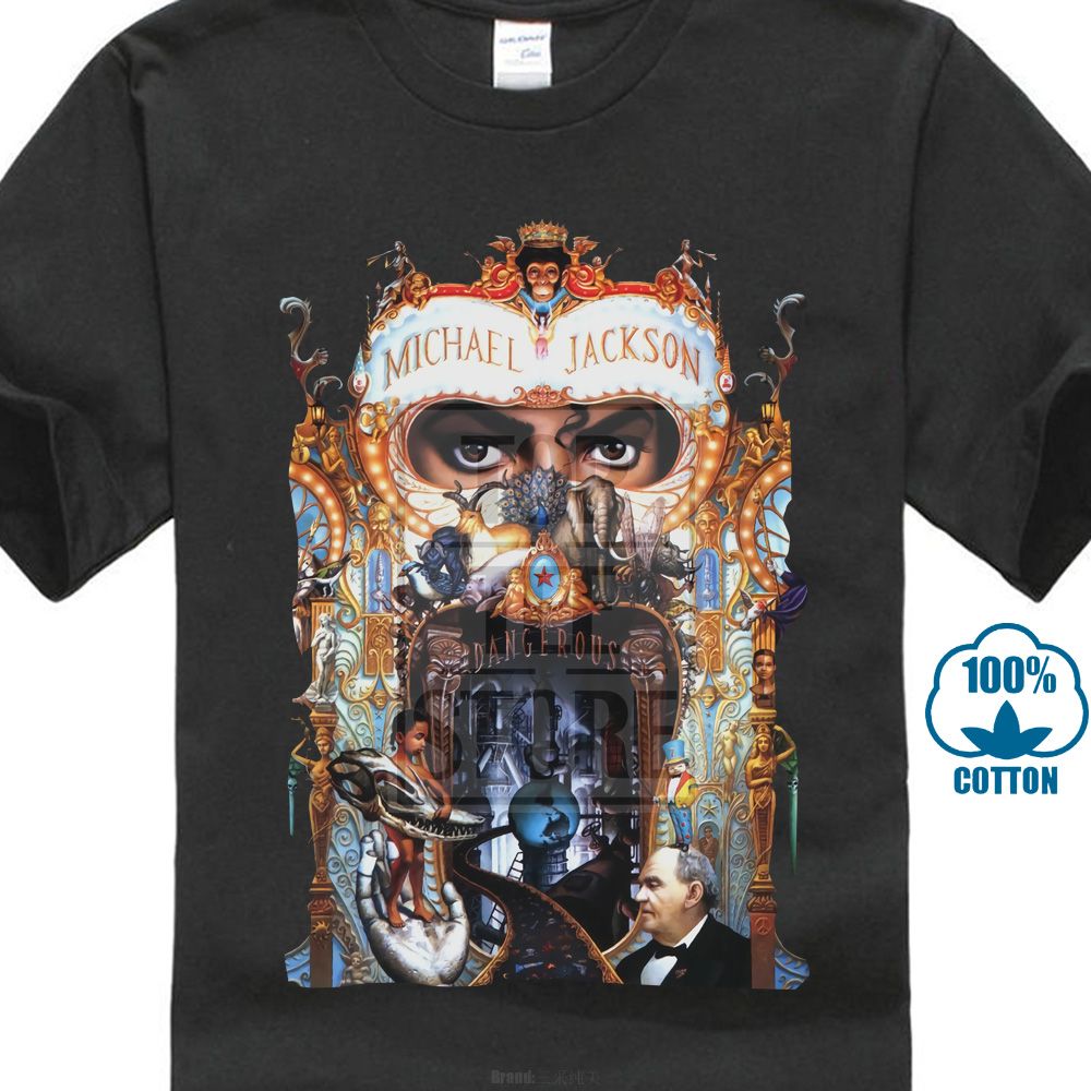 Fjendtlig forvridning Delegation Michael Jackson Dangerous T Shirt Black Tee Shirt Dangerous Black Tees From  Wowteestore, $24.2 | DHgate.Com