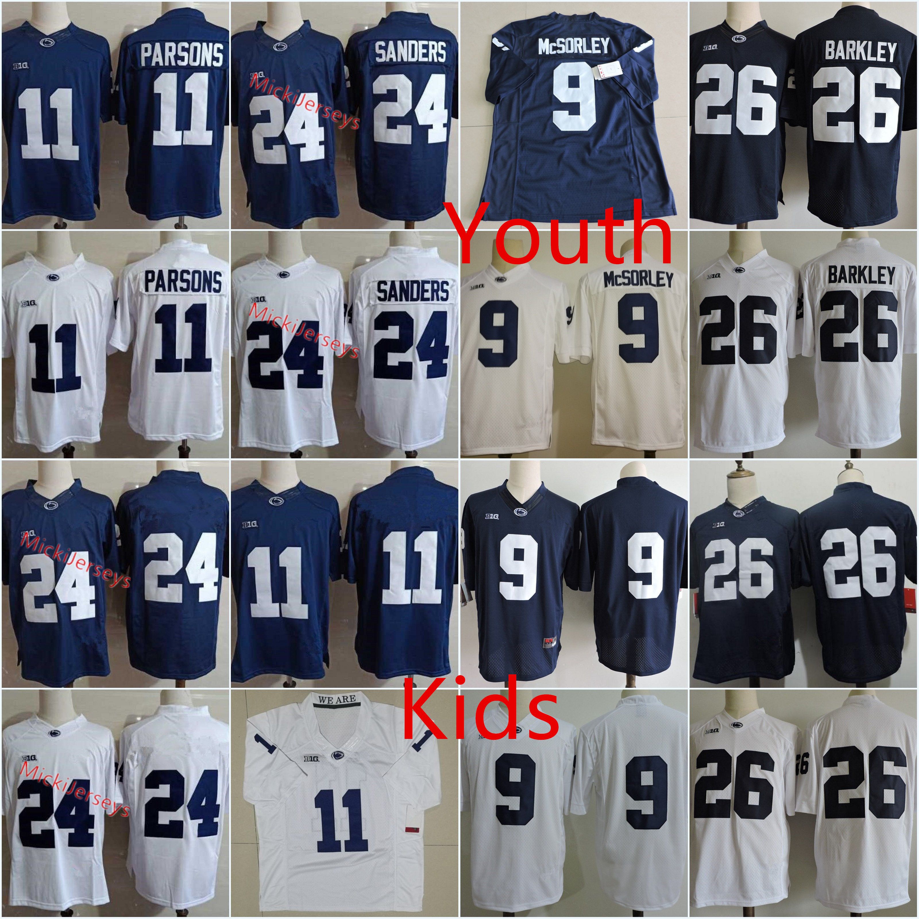 penn state jerseys for kids