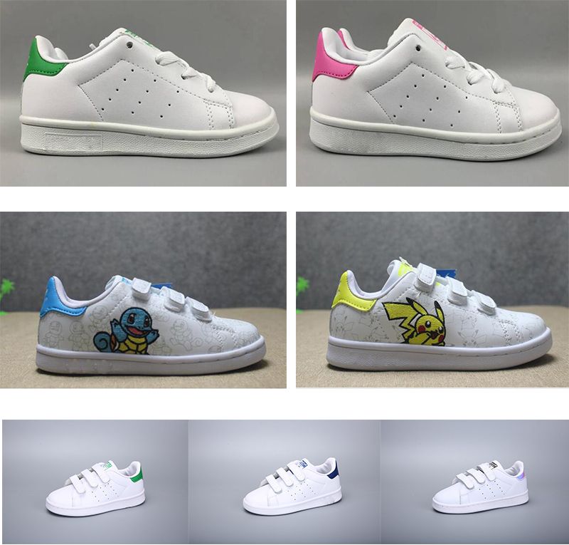 Zapatos niños Niños Adidas Stan Smith Superstar Niños Niñas Niños Bebés Niños Zapatos de