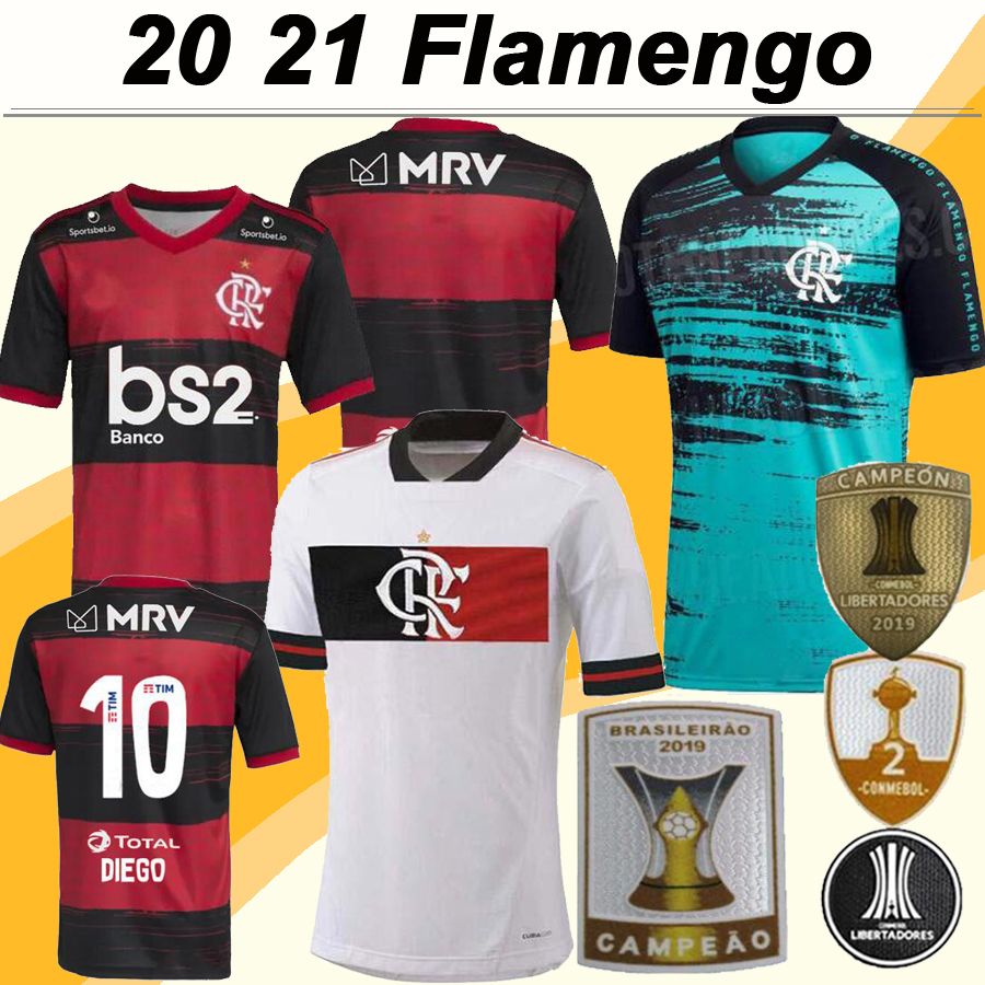 2021 20 21 Flamengo DIEGO RIBEIRO Mens Soccer Jerseys GUERRERO H ...