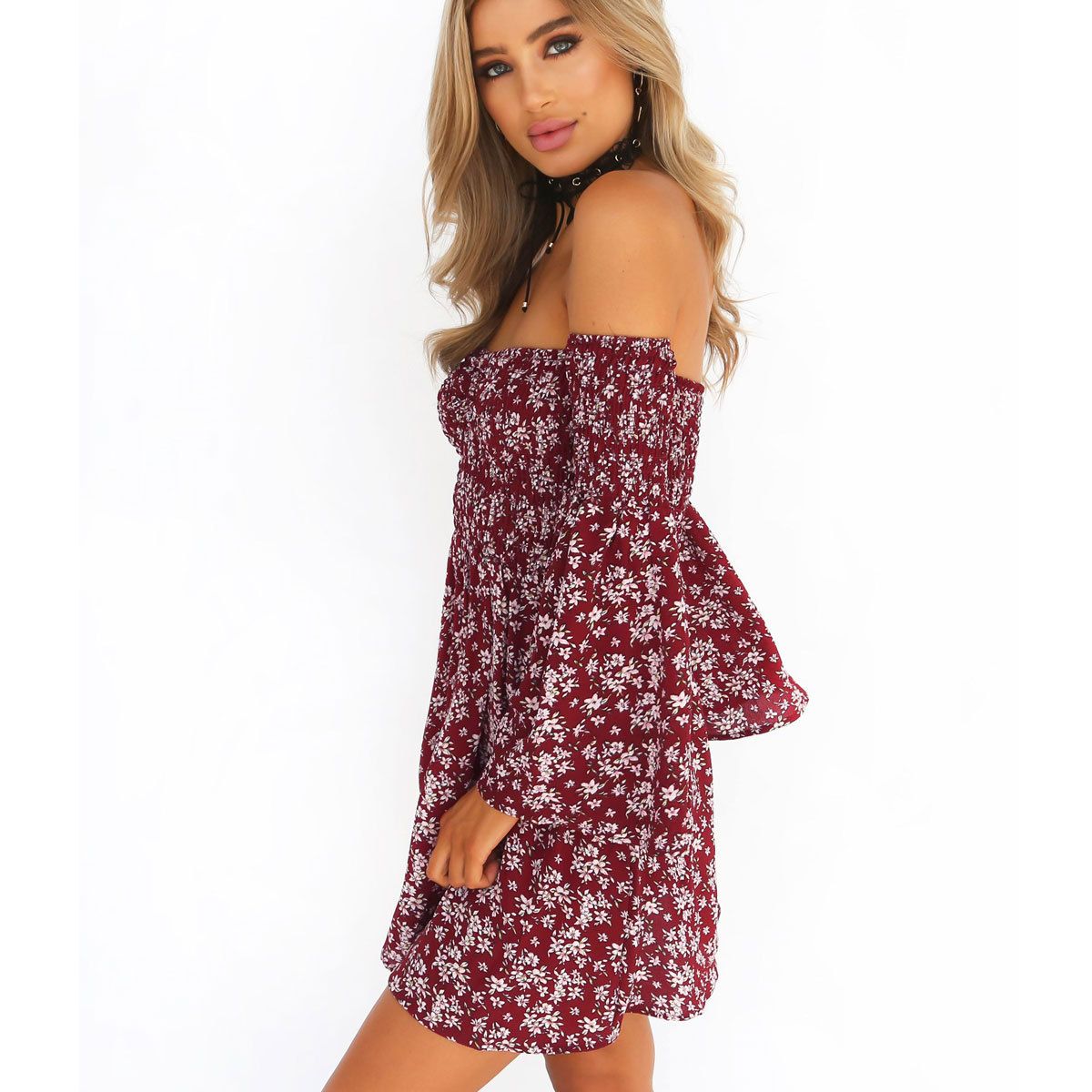 wine colored summer dresses