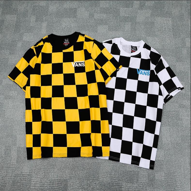 black and yellow vans shirt