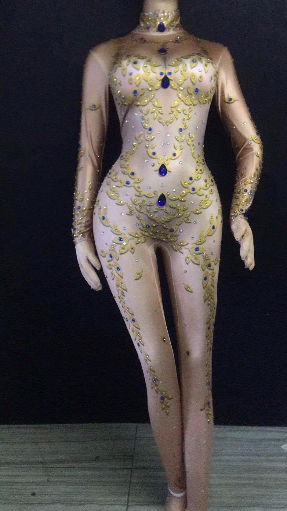 diamond jumpsuit prom