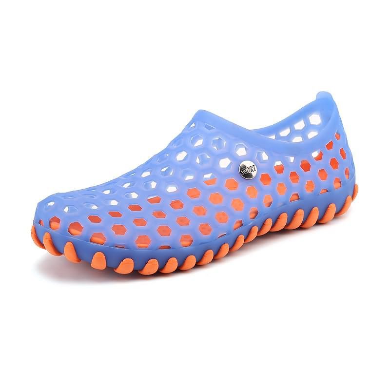 2020 Spring New Style Trend Plastic Jelly Porous Shoes Men