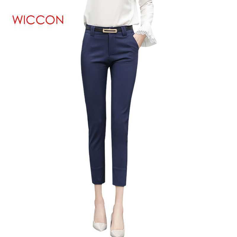 high waisted office trousers