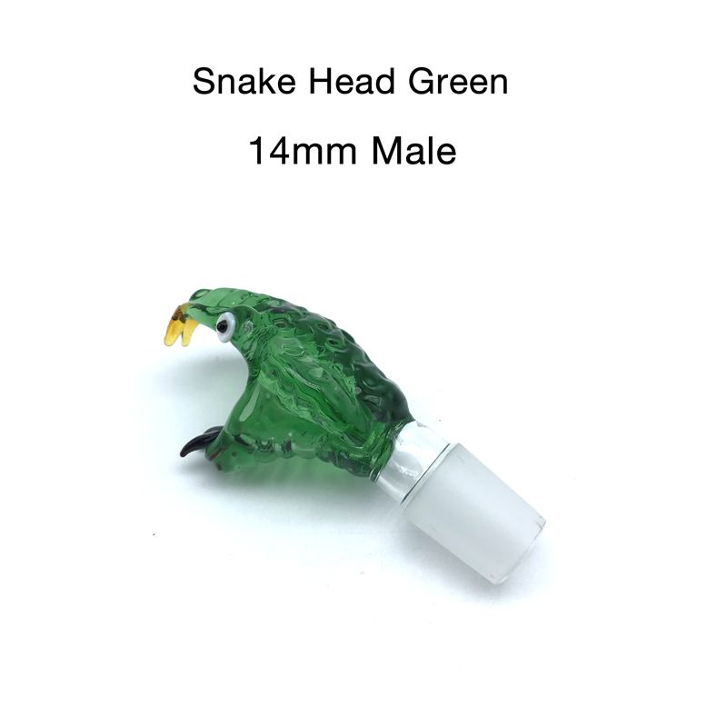 Tête de Serpent 14mm Vert
