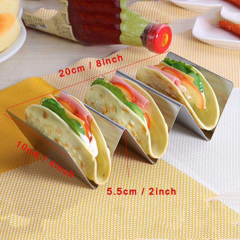 Taco Holder Mexican Food Wave Shape Hard Rack Stand Kitchen Cooking Useful Tool
