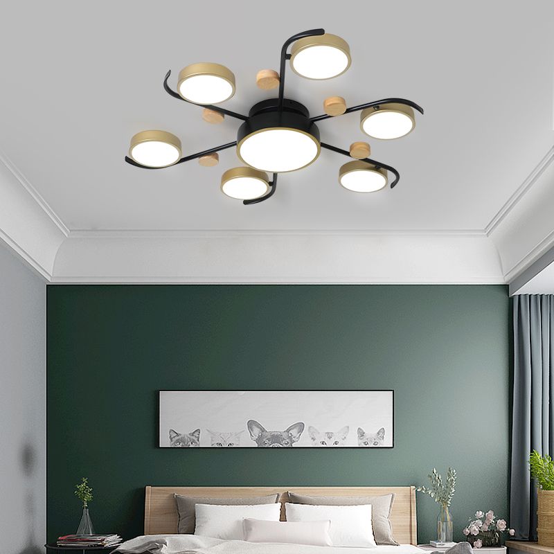 compre nuevo diseno de las luces de techo del led para la sala de estar comedor y dormitorio lamparas modernas y sencillas led para el hogar a 67 93