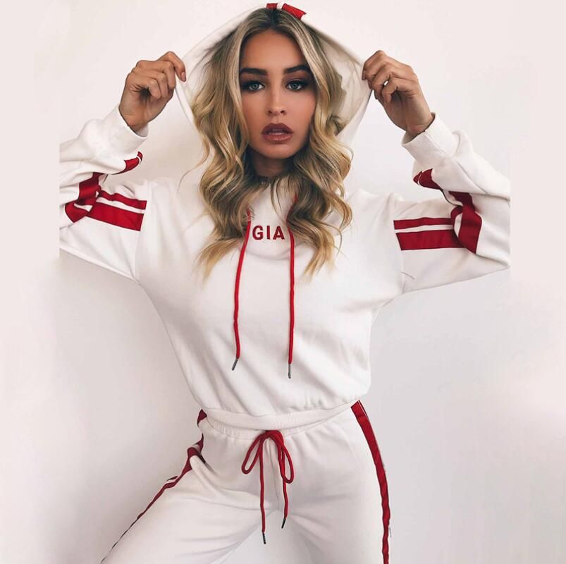 ladies white tracksuit