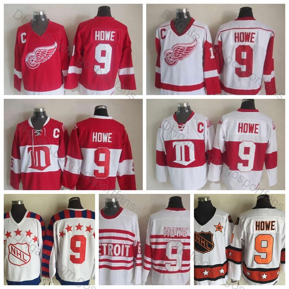 detroit red wings gordie howe jersey