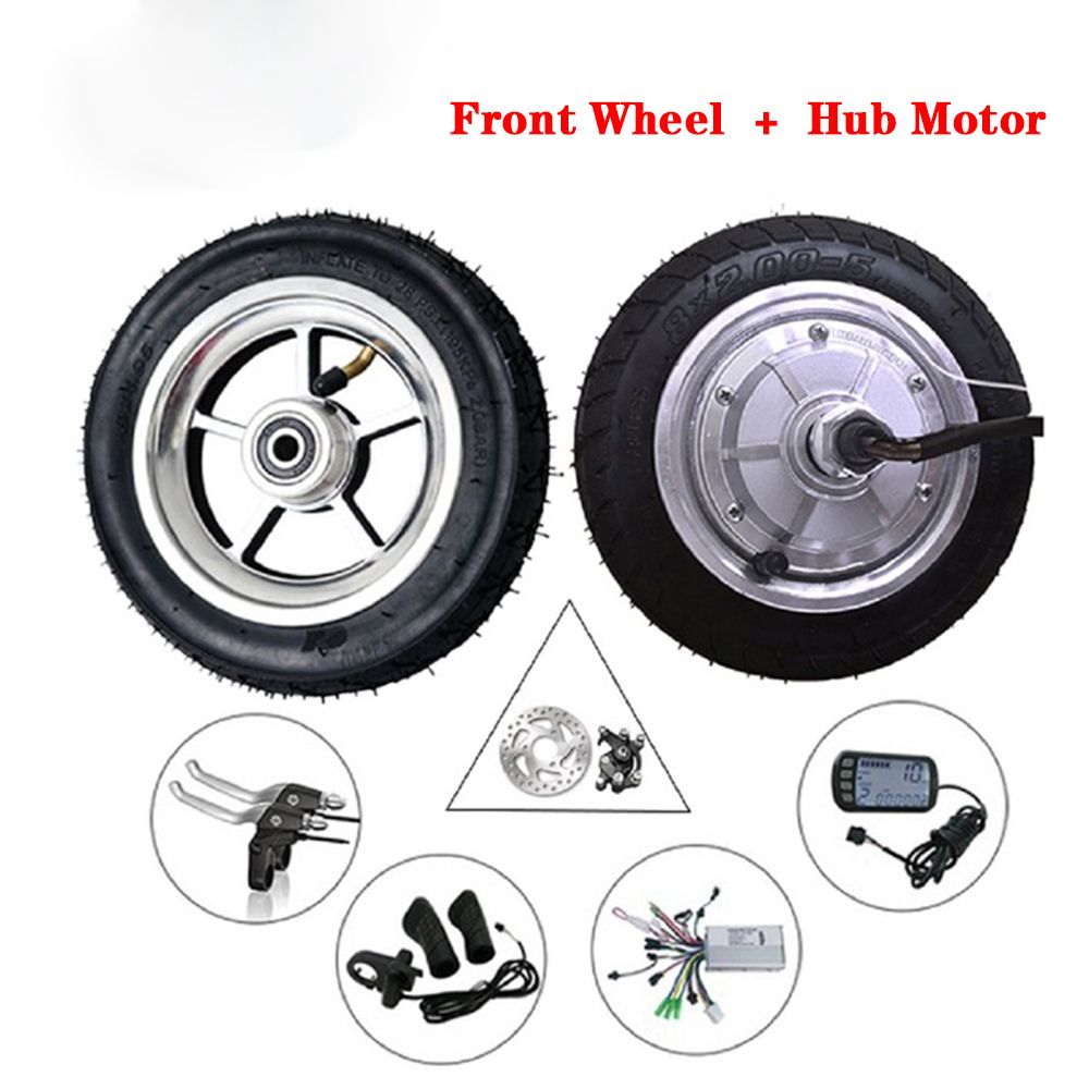 2020 Hub Motor 8 24 48v 250 350w Tire 8x2.00 5 BLDC Electric Wheelchair