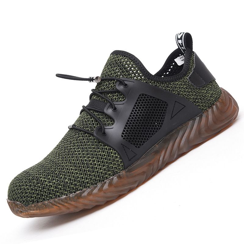 mens slip on safety trainers