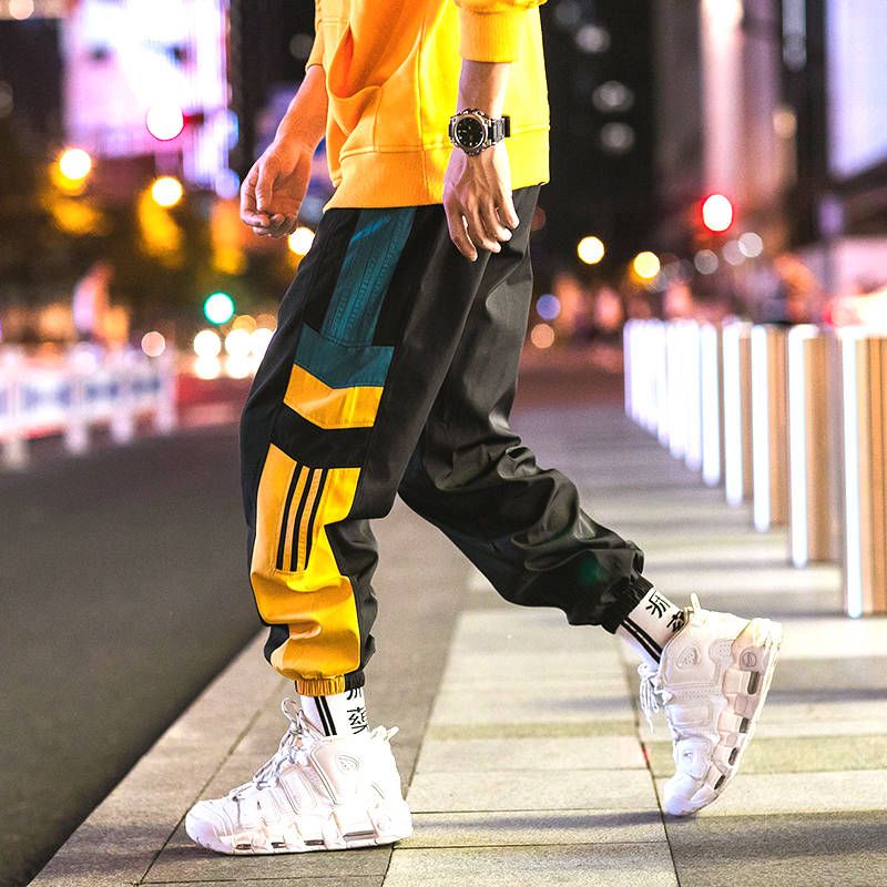 Korean Pants Men Hip Hop Pants Pencil 