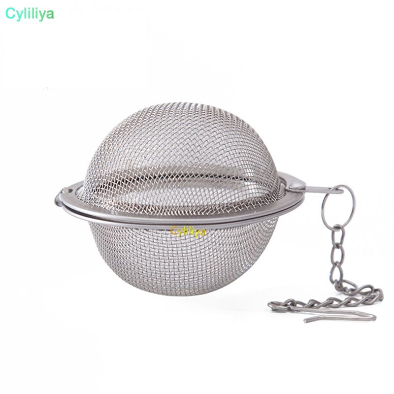 Stainless Steel Locking Spice Tea Ball Strainer Mesh Infuser Coffee Tea Filter