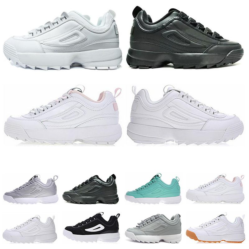 Scarpe Decathlon Fila Disruptor 2 II Lusso Triple Nero Bianco Rosa Grigio  Oro Disruptors II 2 S Sezione Scarpe Da Donna Da Uomo Sezione Escursioni  Jogging Trianers Sneakers Sportive Scarpe Sportive Donna