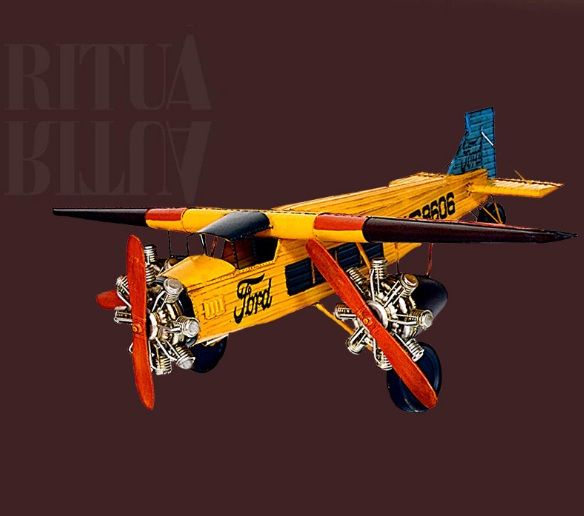 metal airplane model