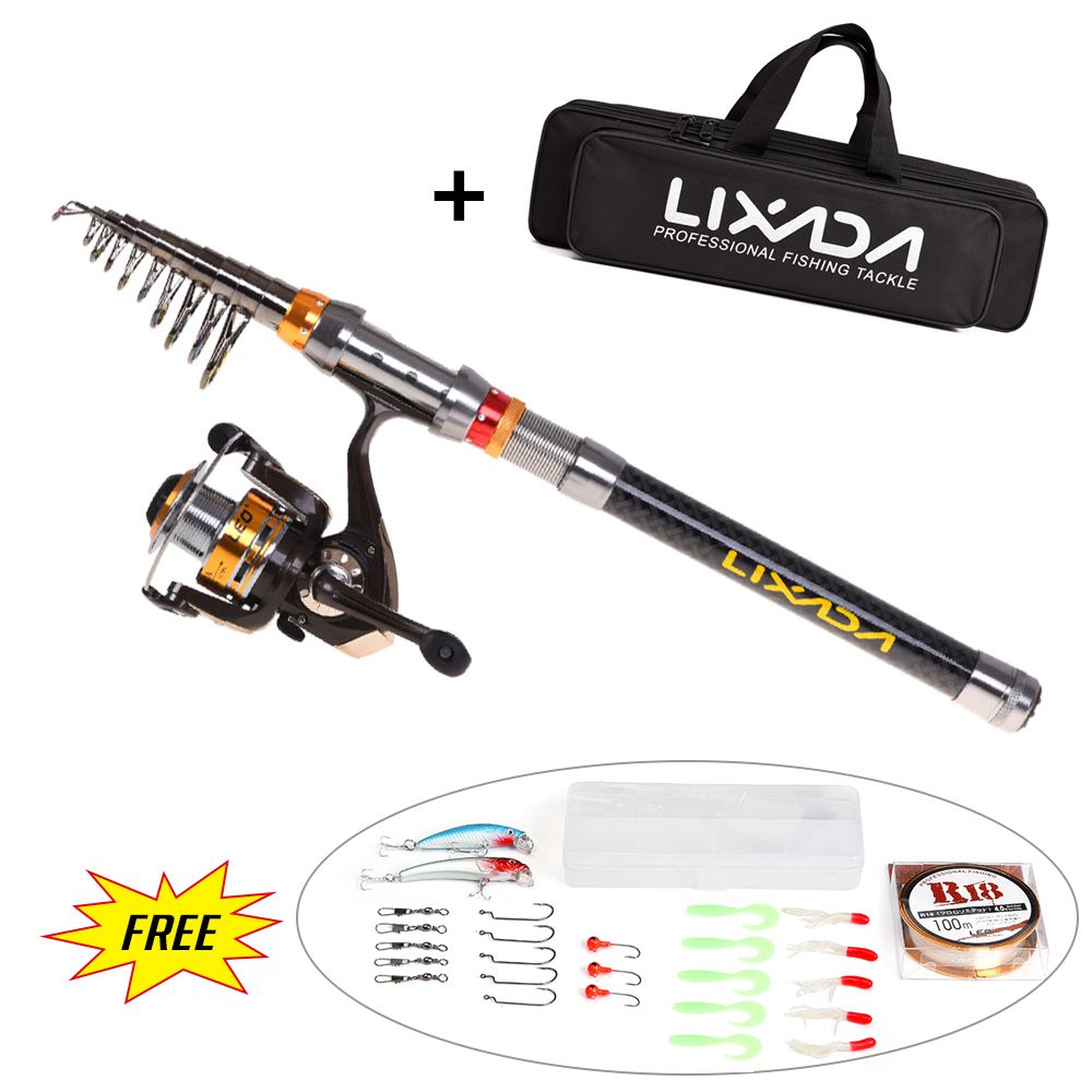 lixada telescopic fishing rod