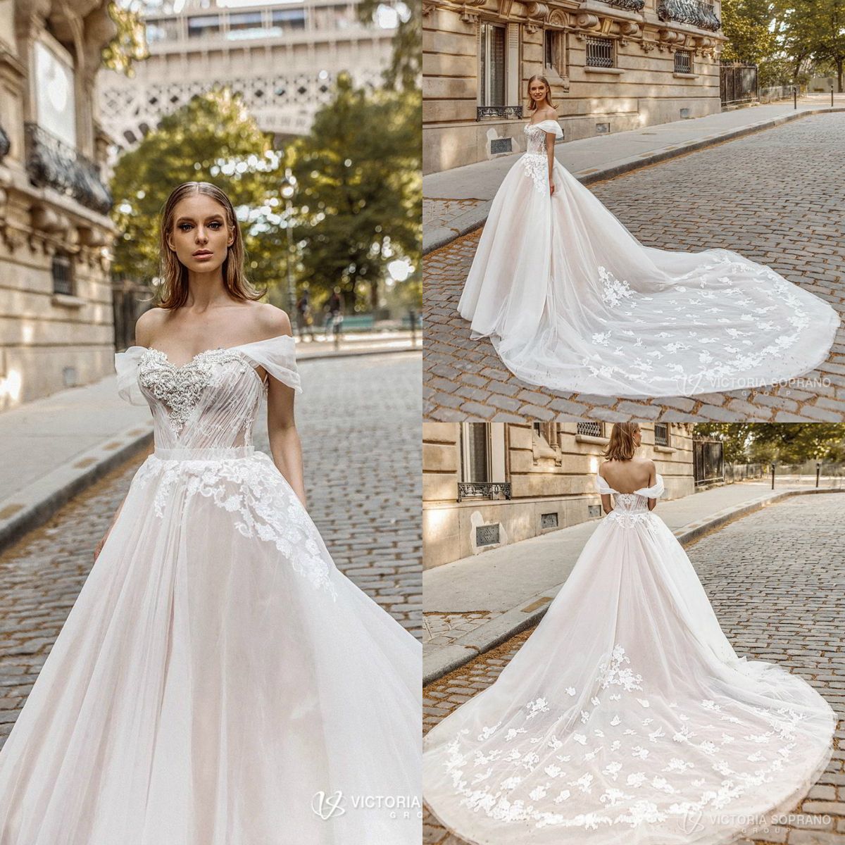Discount Victoria Soprano 2019 Wedding Dresses Off Shoulder Lace