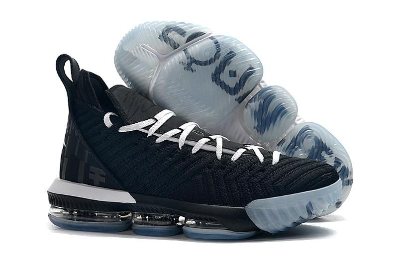 lebron 16s black and white
