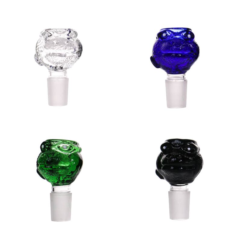 2020 NEW Arrival Bowls For Bongs Colored Funny Animal Bowl 14&18 Thick