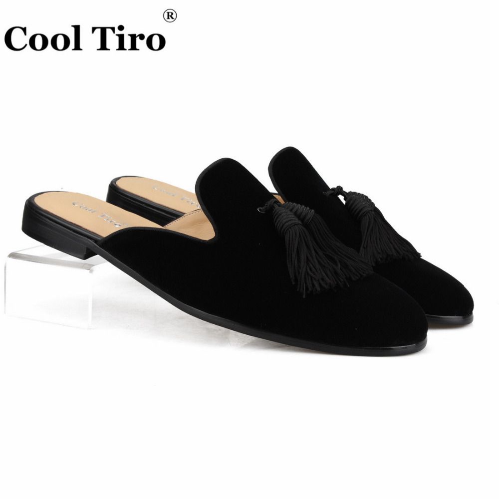 mens black mules