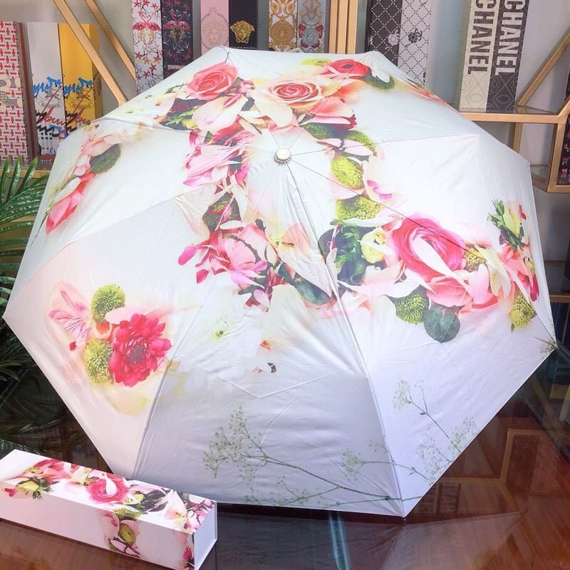 Paraguas impresos clásicos la Diseño moda 3 colores Boda Parasol Personalidad Encanto