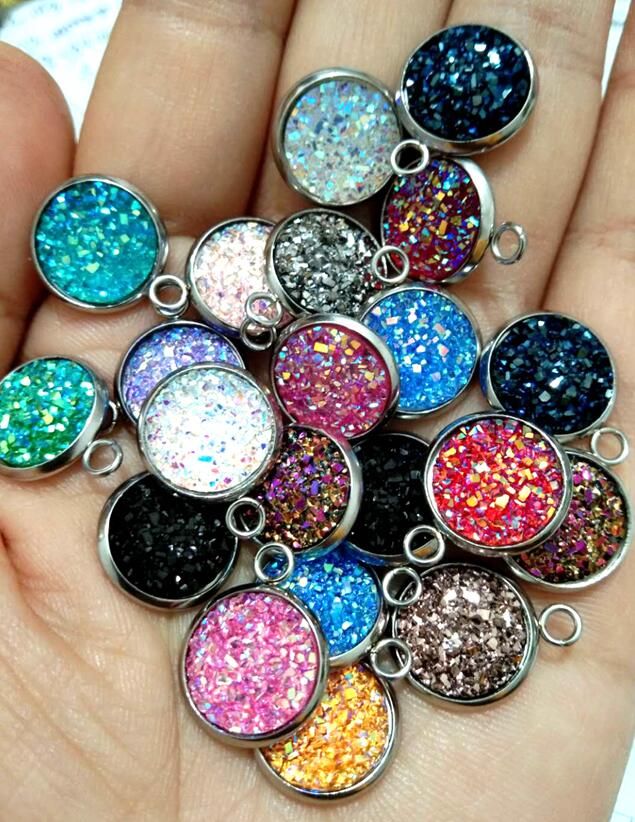 druzy mixed color