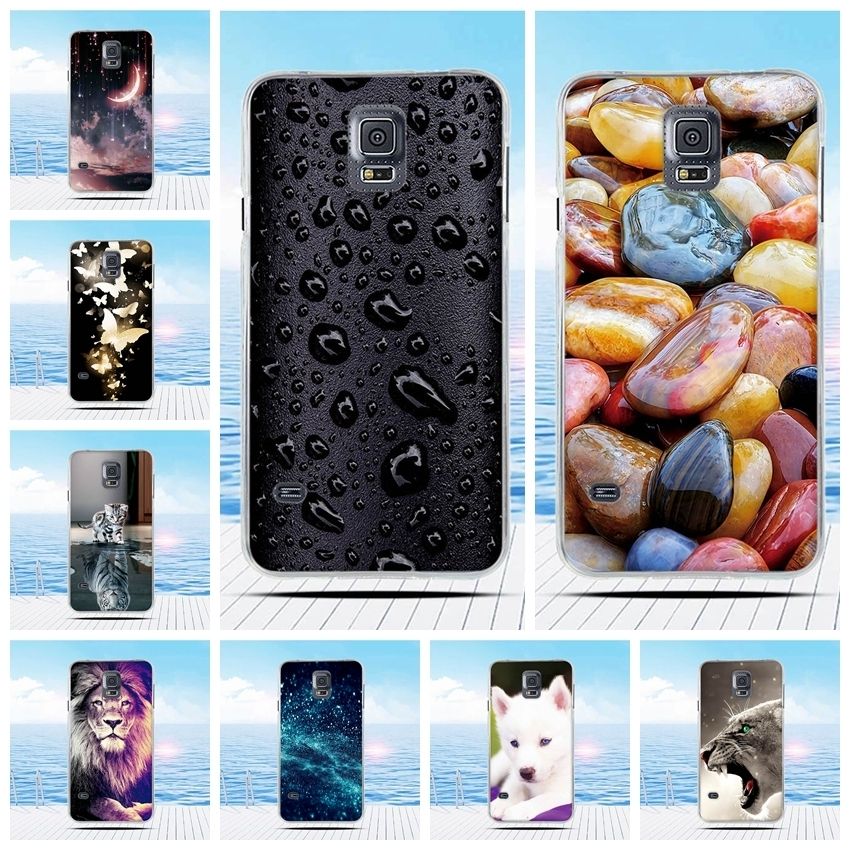 For Phone Case Samsung Galaxy S5 Cover Soft Silicone Cute Case For ...