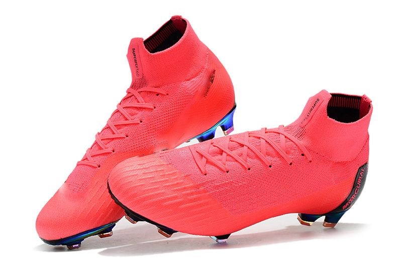 kids pink football cleats