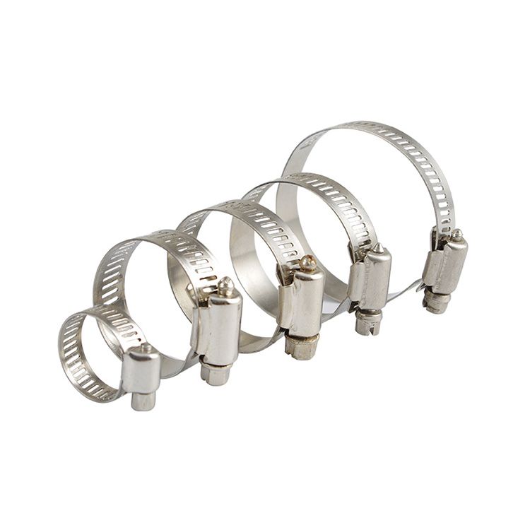 Multi Size Stainless Steel Fuel Clamp Water Hose Pipe Clamps Clip Tube Fasterner