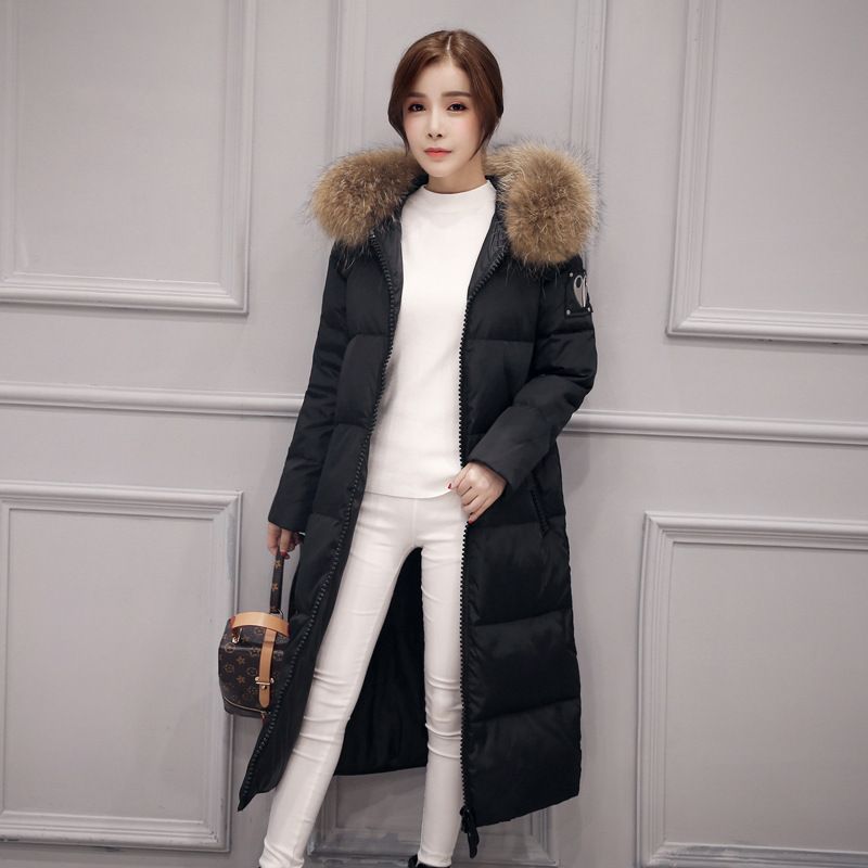 yuna maxi fur down jacket