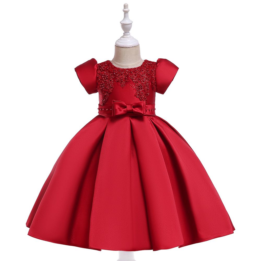 Grosshandel Blume Kinder Kleidung Kurzarm Elegent Hand Perlen Madchen Kleider Fur Kinder Madchen Prinzessin Party Custumes Madchen Abendkleid Neue 19 Von Zhangxiuhuazl 19 04 Auf De Dhgate Com Dhgate